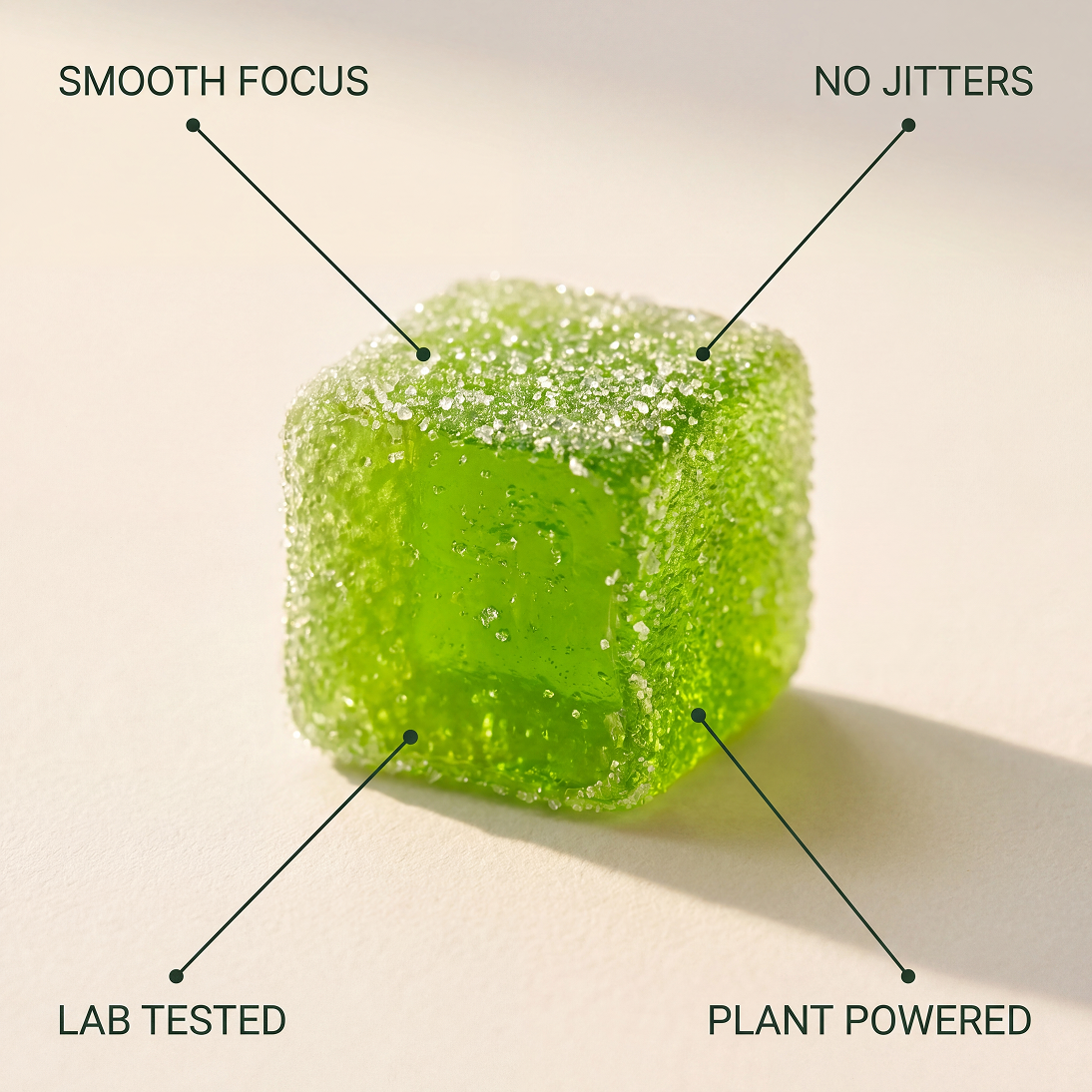 Gummy ingredients infographic
